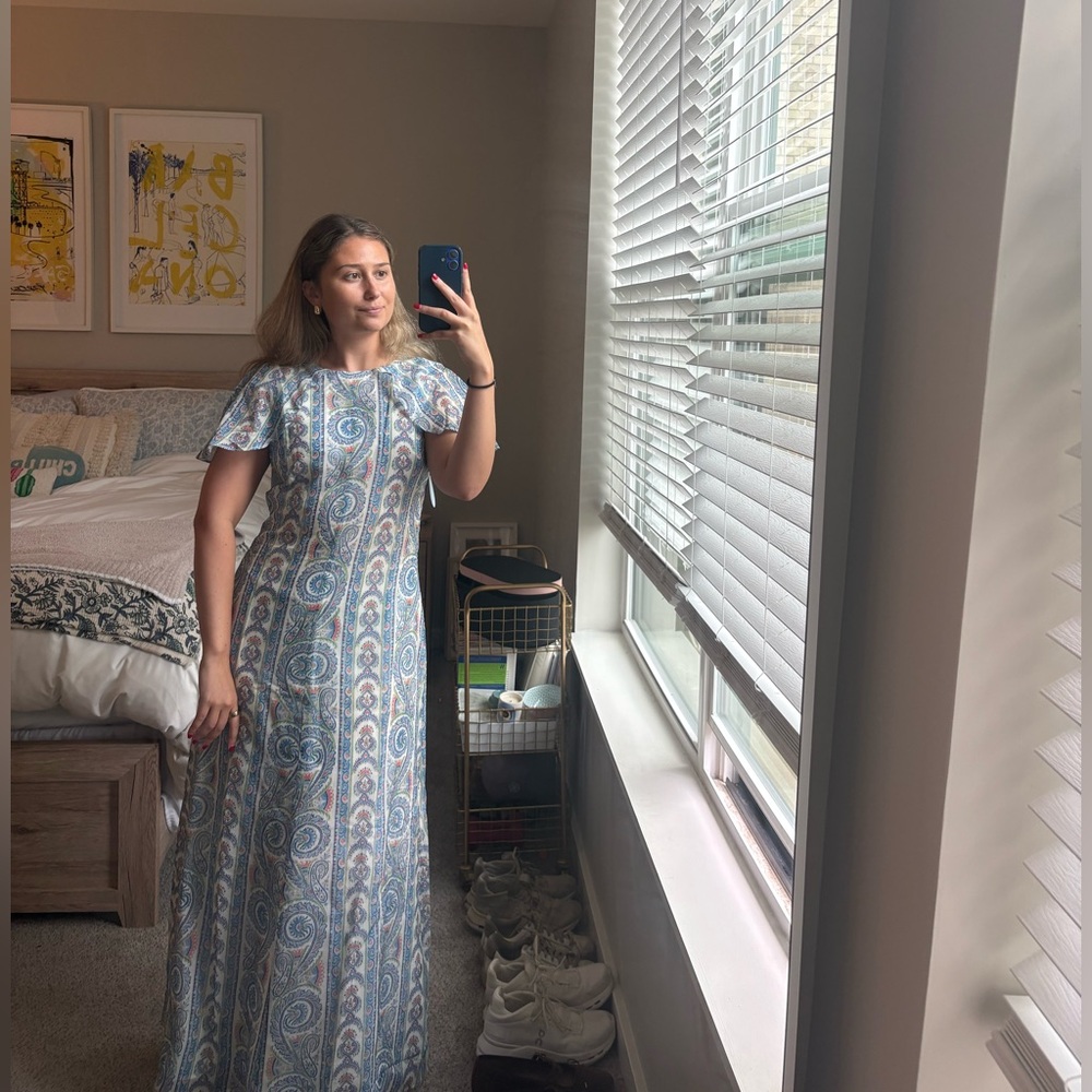 Hill house Davina dress Corsica paisley